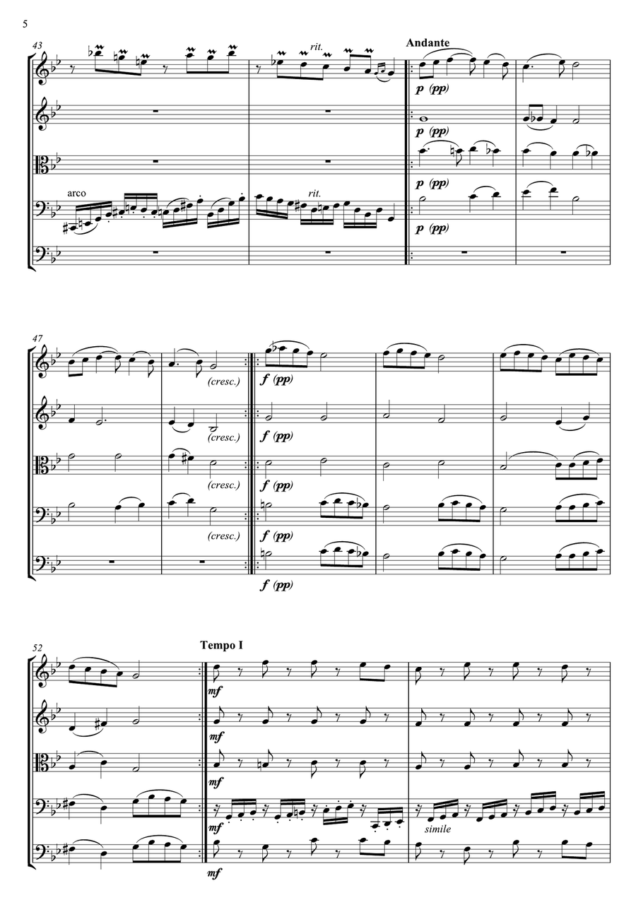 Passacaglia Chamber Orchestra scores gallery preview page 6