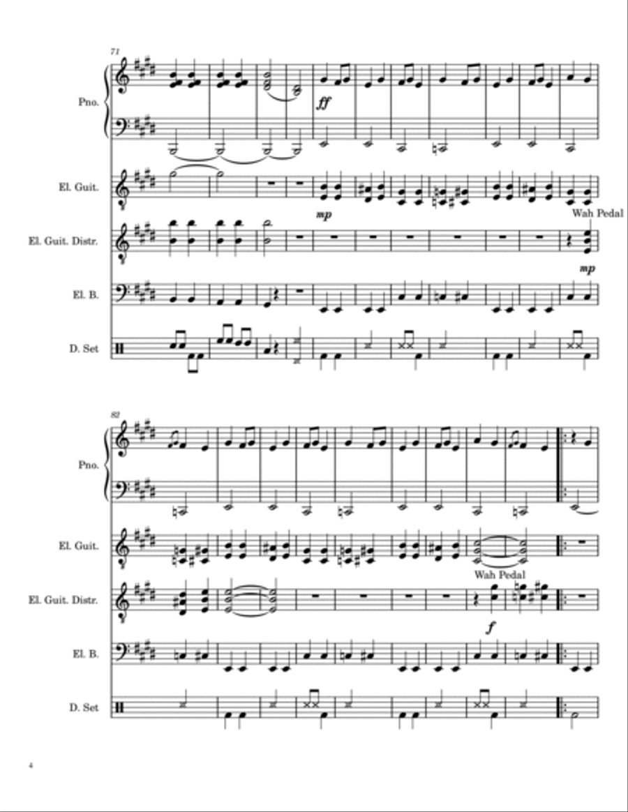 Christmas Drag Small Ensemble scores gallery preview page 4