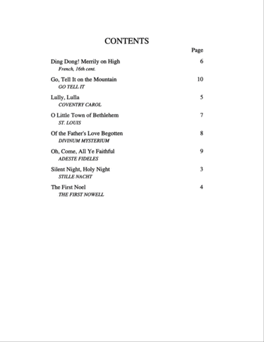 Christmas Music for Manuals, Set 2 Organ scores gallery preview page 2