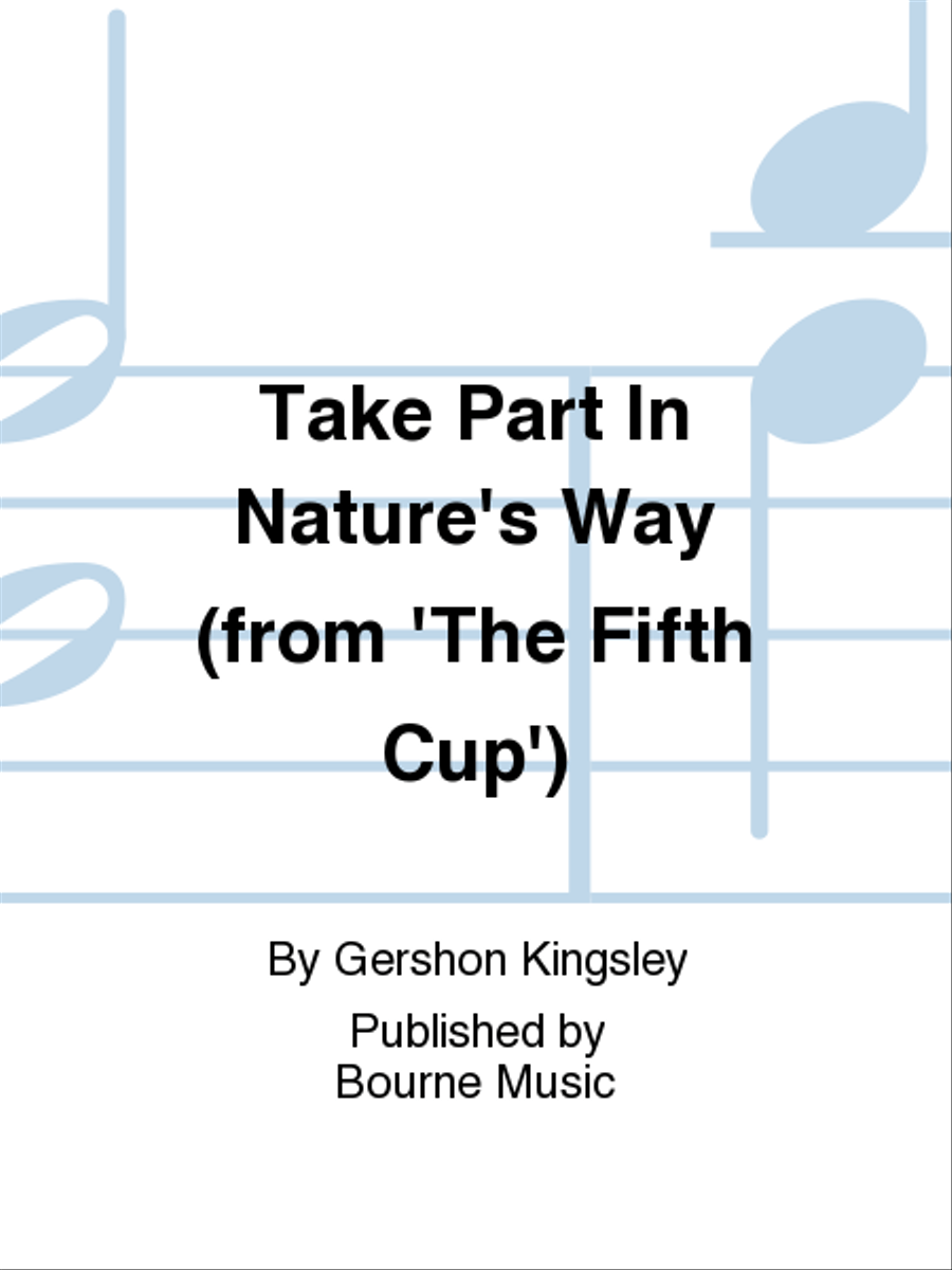 Take Part In Nature's Way (from 'The Fifth Cup') 4-Part scores gallery preview page 1