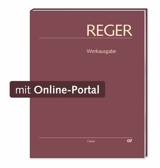 Book cover for Reger Edition of Work, vol. I/4: Chorale preludes for organ