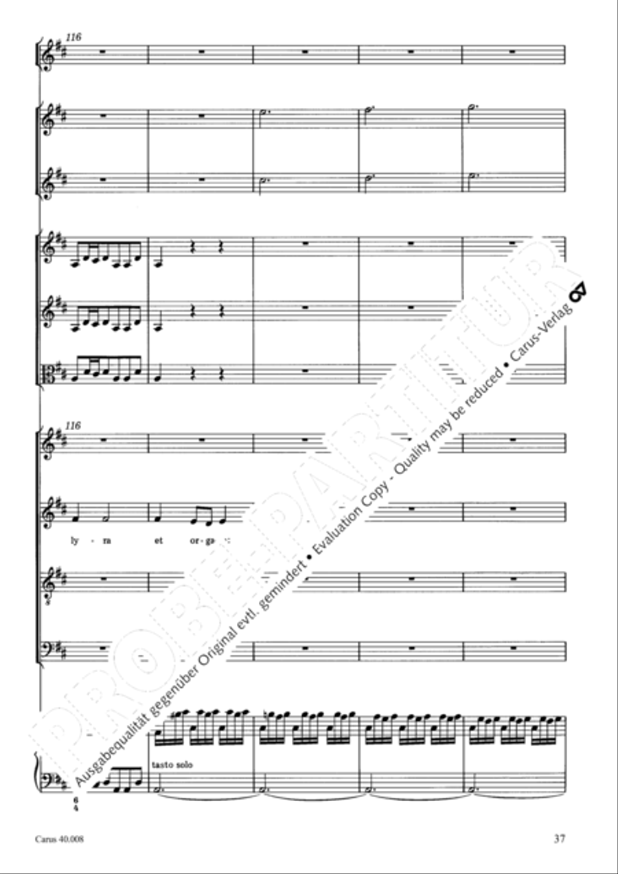 Introduzione e Gloria 4-Part scores gallery preview page 38