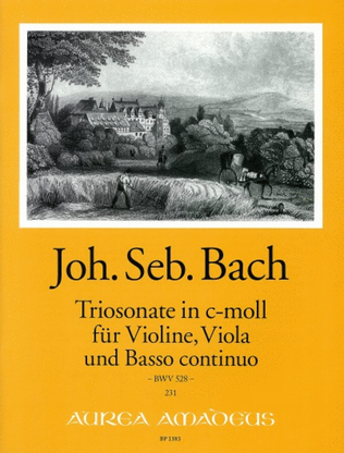 Book cover for Trio Sonata C minor BWV 528