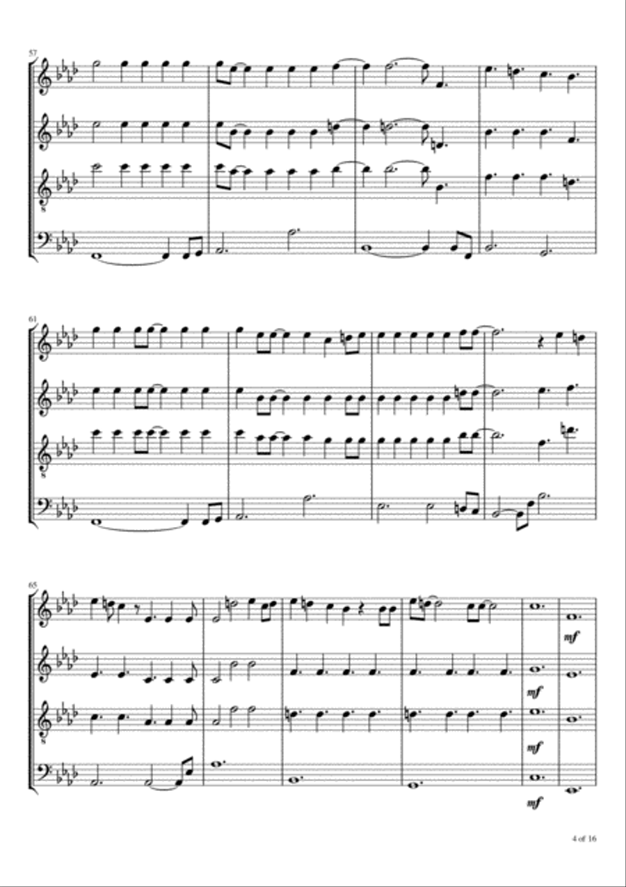 Bottom Of Your Soul Woodwind Quartet scores gallery preview page 5