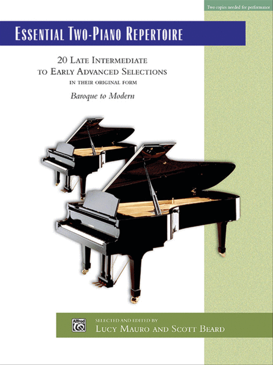 Essential Two-Piano Repertoire Small Ensemble scores gallery preview page 1