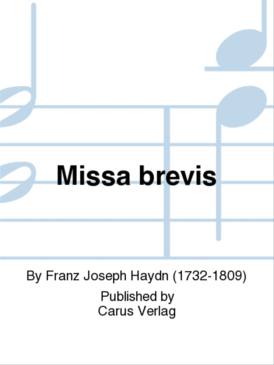 Missa brevis Missa brevis Double Bass scores gallery preview page 1