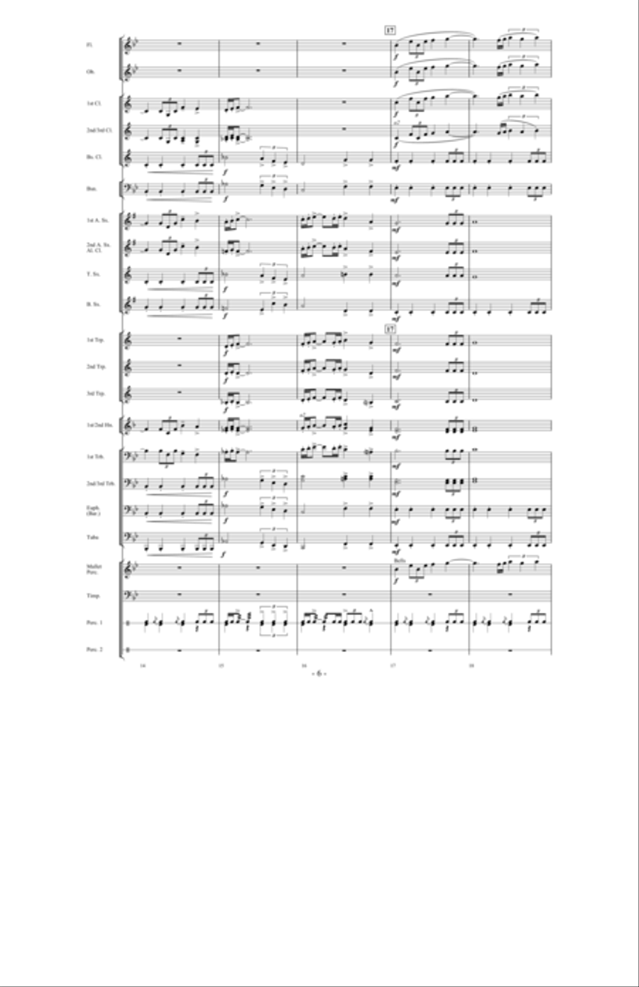 Return of the Crusaders Concert Band scores gallery preview page 5