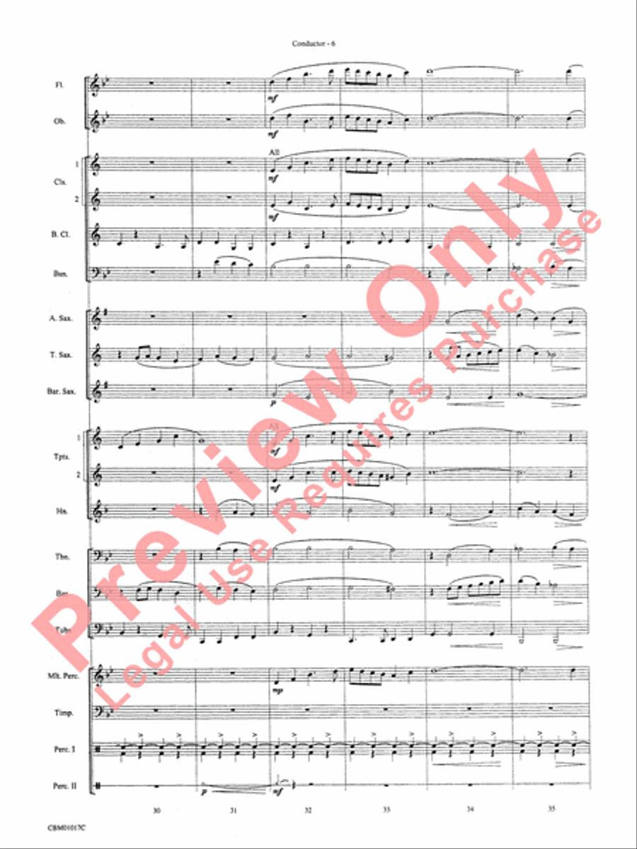 Have Yourself a Merry Little Christmas Concert Band scores gallery preview page 9