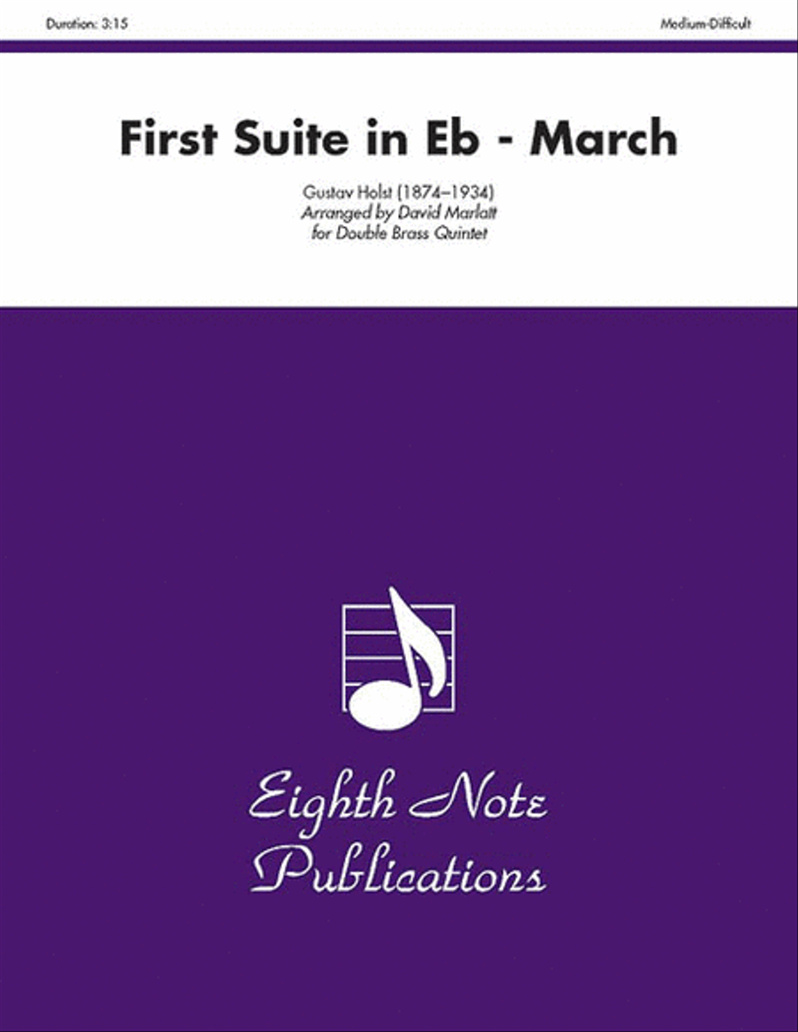 First Suite in E-flat (March) Small Ensemble scores gallery preview page 1