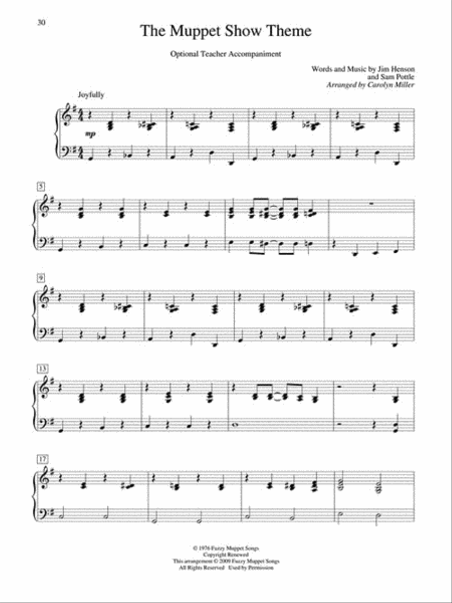 Teaching Little Fingers to Play More Children's Songs Piano Method scores gallery preview page 5