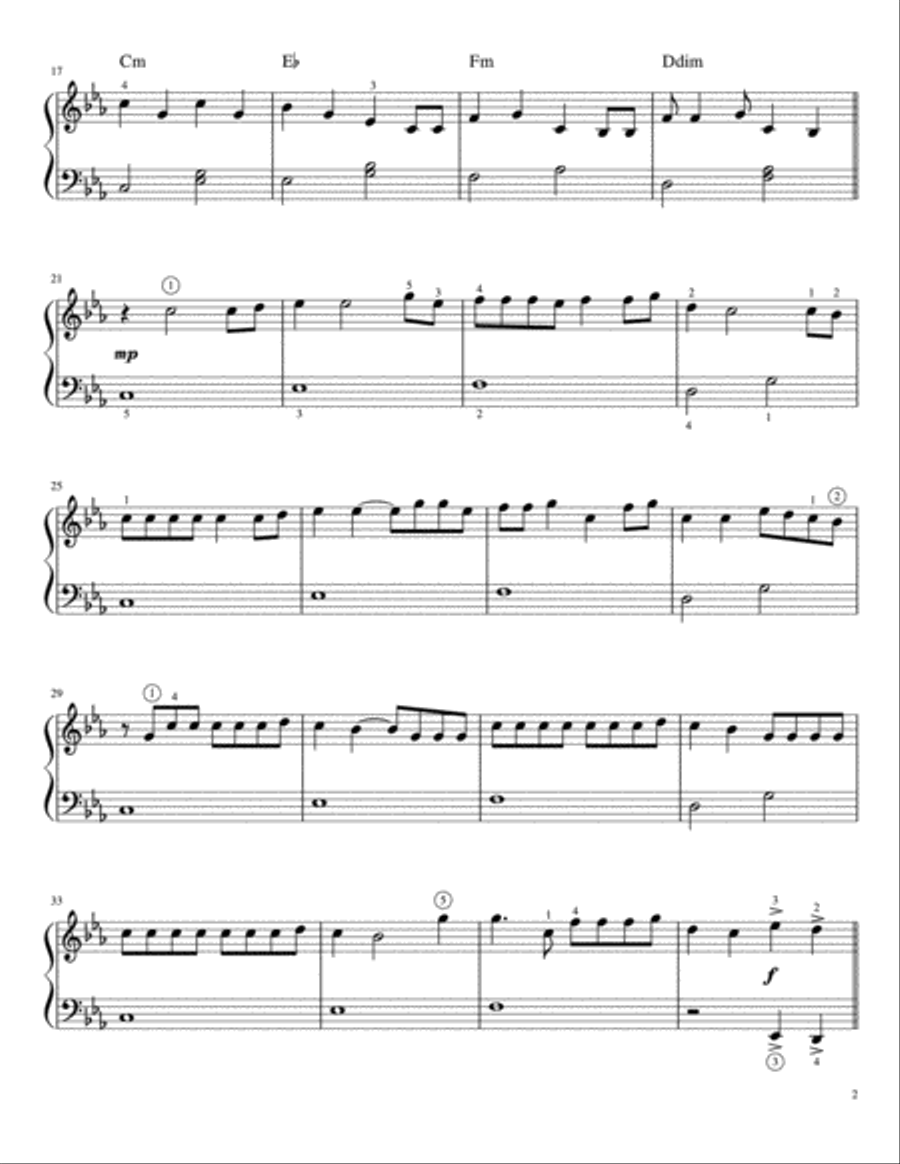 Holiday Easy Piano scores gallery preview page 2
