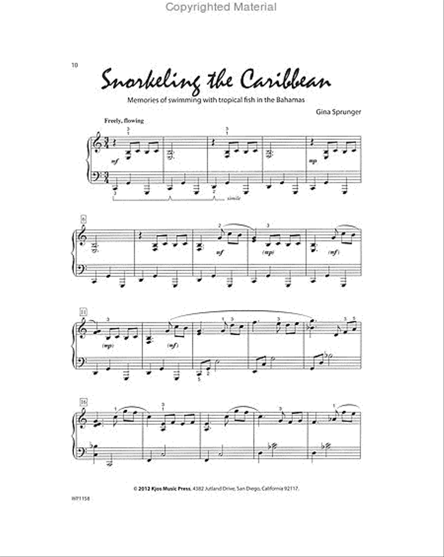 Water Music Piano Solo scores gallery preview page 4