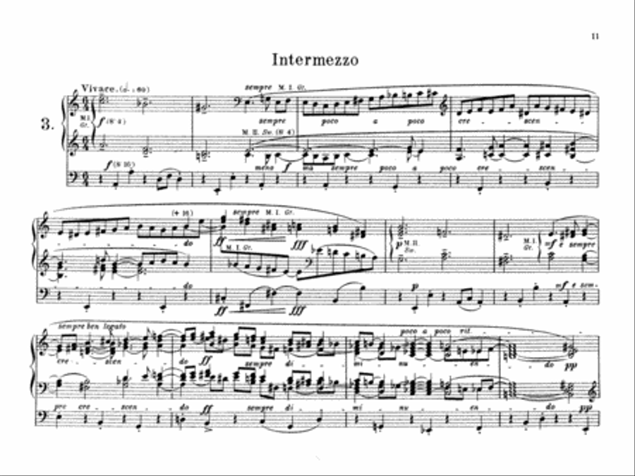 Reger: Organ Works, Op. 59 Organ scores gallery preview page 1