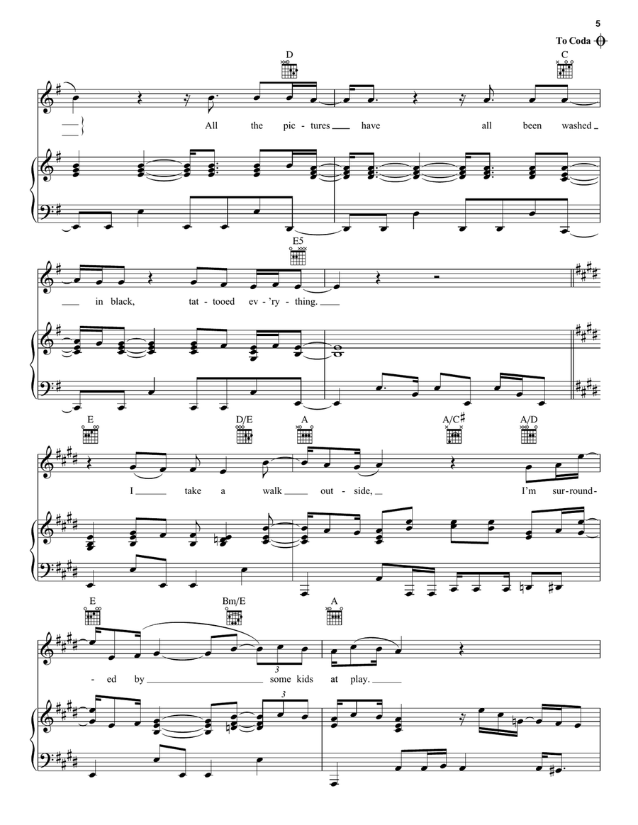 Black Black Acoustic Guitar scores gallery preview page 5