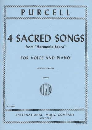 Book cover for Four Sacred Songs (From Harmonia Sacra) - High