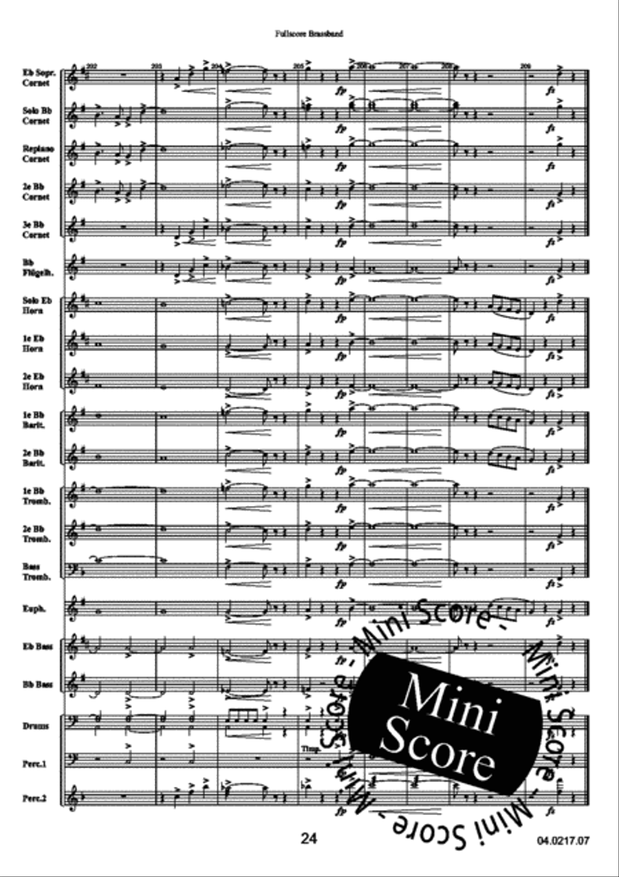 For Fans Only Brass Band scores gallery preview page 26
