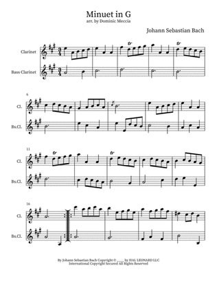 Book cover for Minuet I In G Major