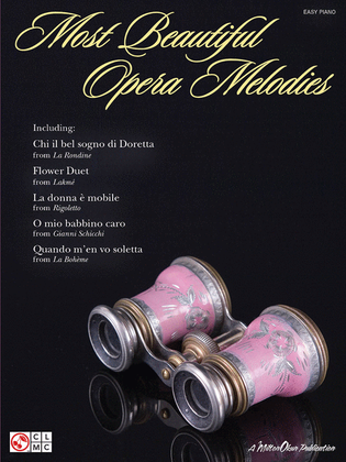Book cover for Most Beautiful Opera Melodies for Easy Piano
