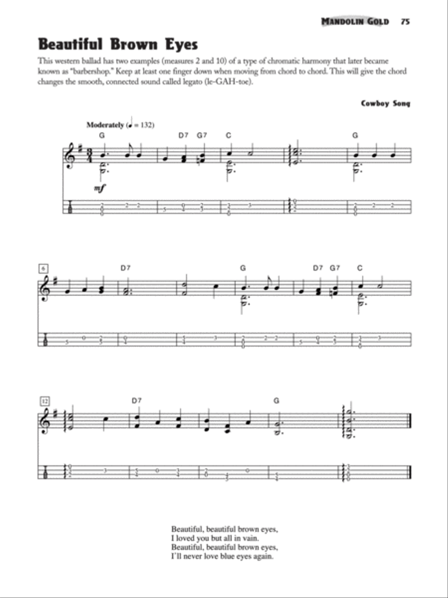 Mandolin Gold Mandolin scores gallery preview page 2