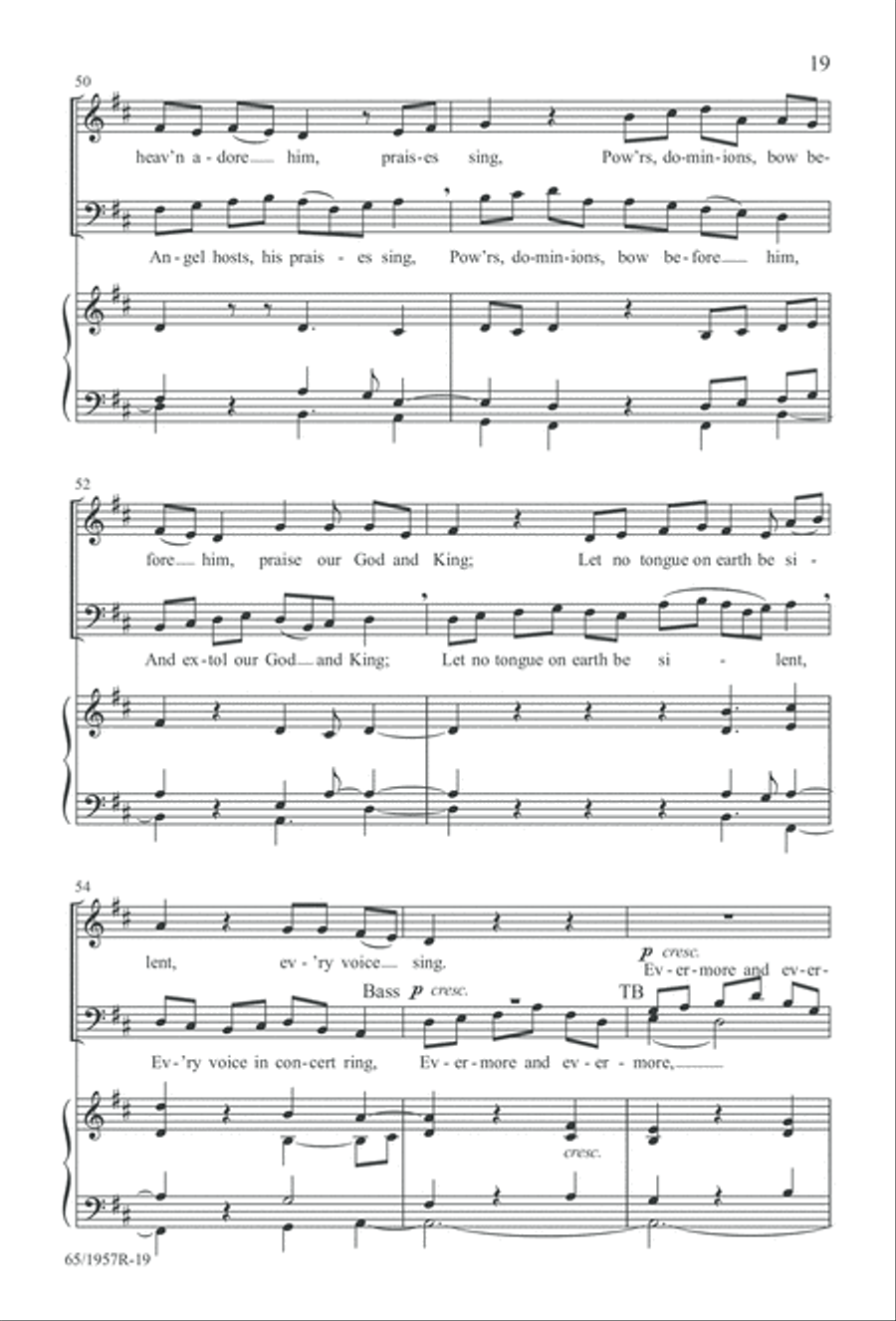 Festival of Lessons and Carols 4-Part scores gallery preview page 20