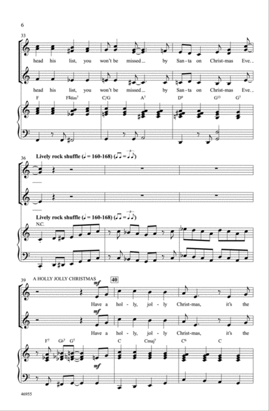 Rockin' Holidays! Choir scores gallery preview page 5
