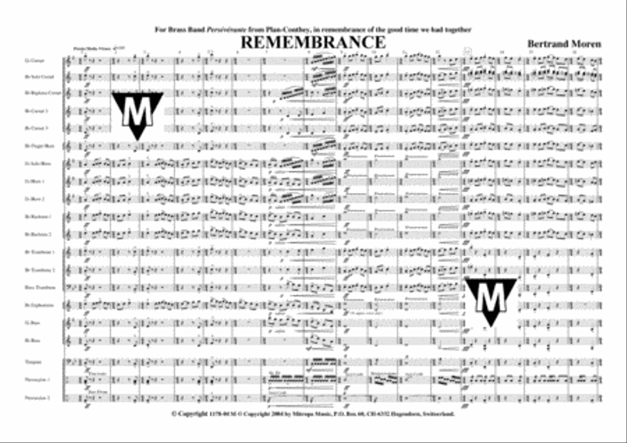 Remembrance Remembrance Brass Band scores gallery preview page 2