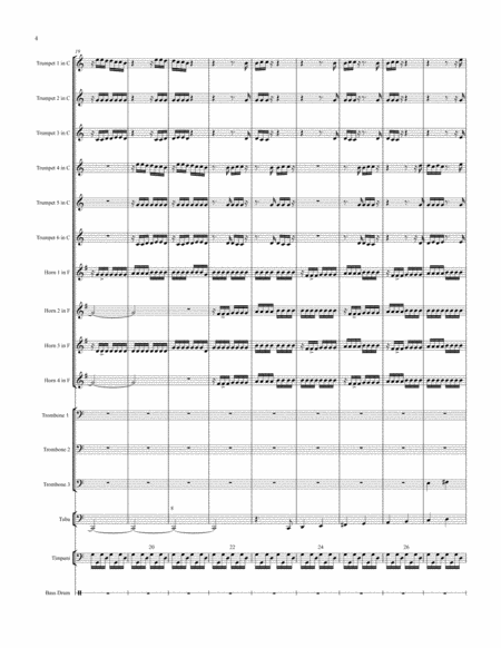 Ars ex Spiritu for Large Brass Ensemble and percussion