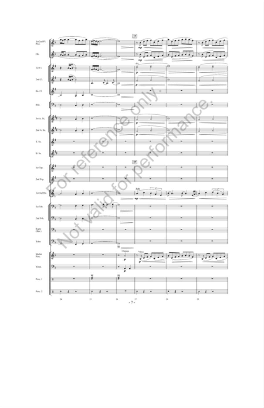 Zeus: King Of The Gods Concert Band scores gallery preview page 6