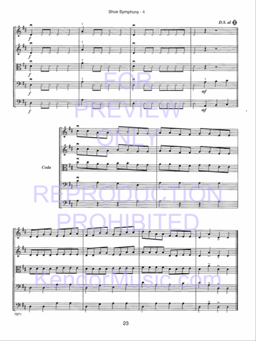 Kendor Concert Favorites , Volume 1 (Score) - with MP3s String Orchestra scores gallery preview page 84