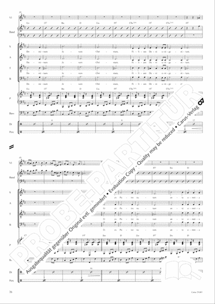 Missa latina Missa latina 4-Part scores gallery preview page 27