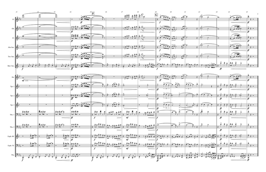 Sweet Dreams (are Made Of This) Marching Band scores gallery preview page 3