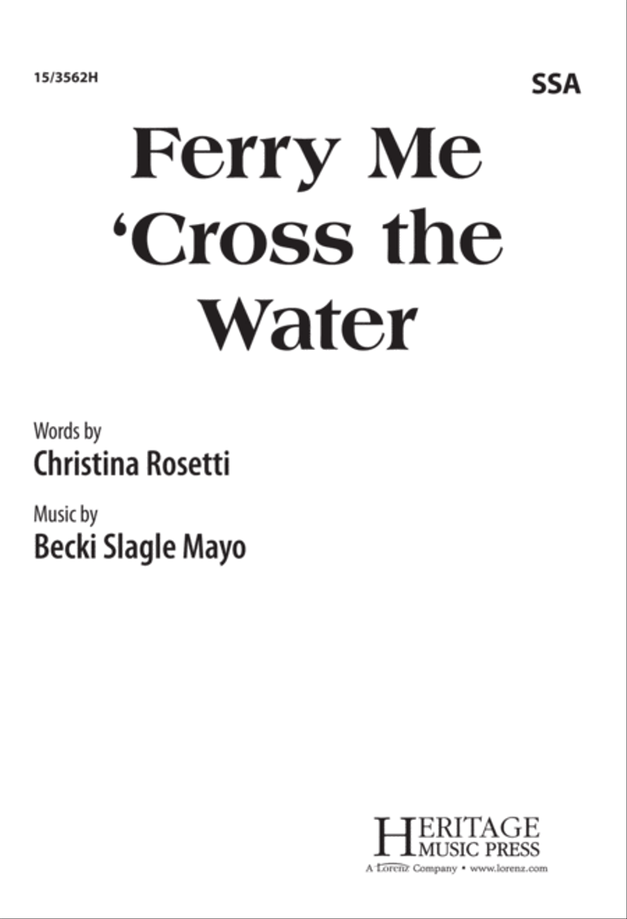 Ferry Me 'Cross the Water SSA scores gallery preview page 1