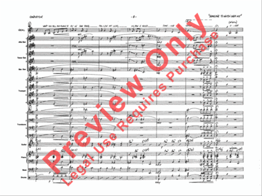 Someone to Watch Over Me Jazz Ensemble scores gallery preview page 11