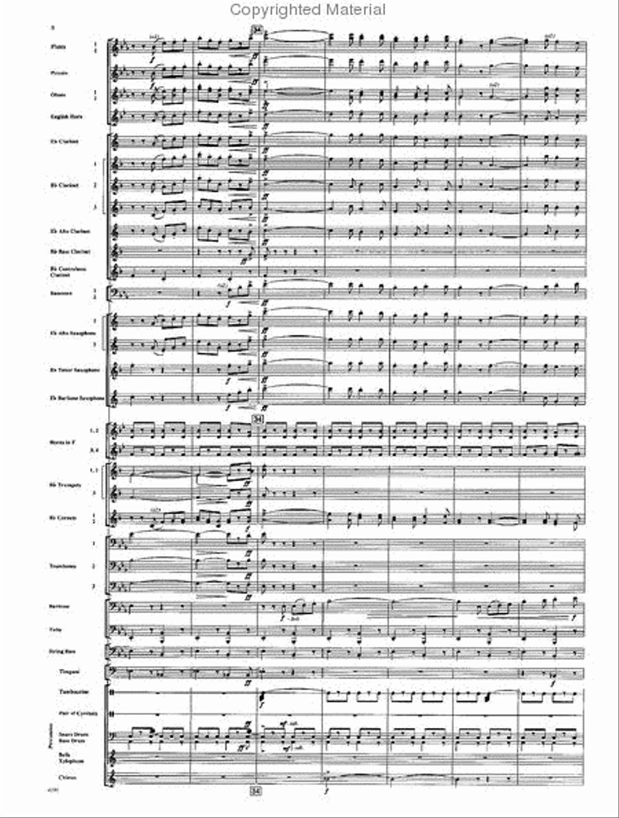 Funiculi, Funicula Concert Band scores gallery preview page 7