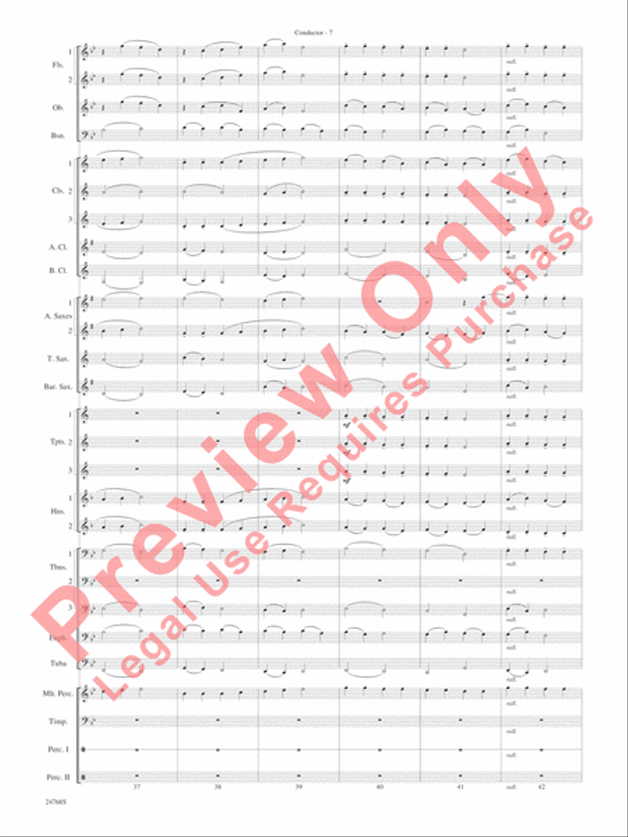 Appalachian Carol Concert Band scores gallery preview page 10