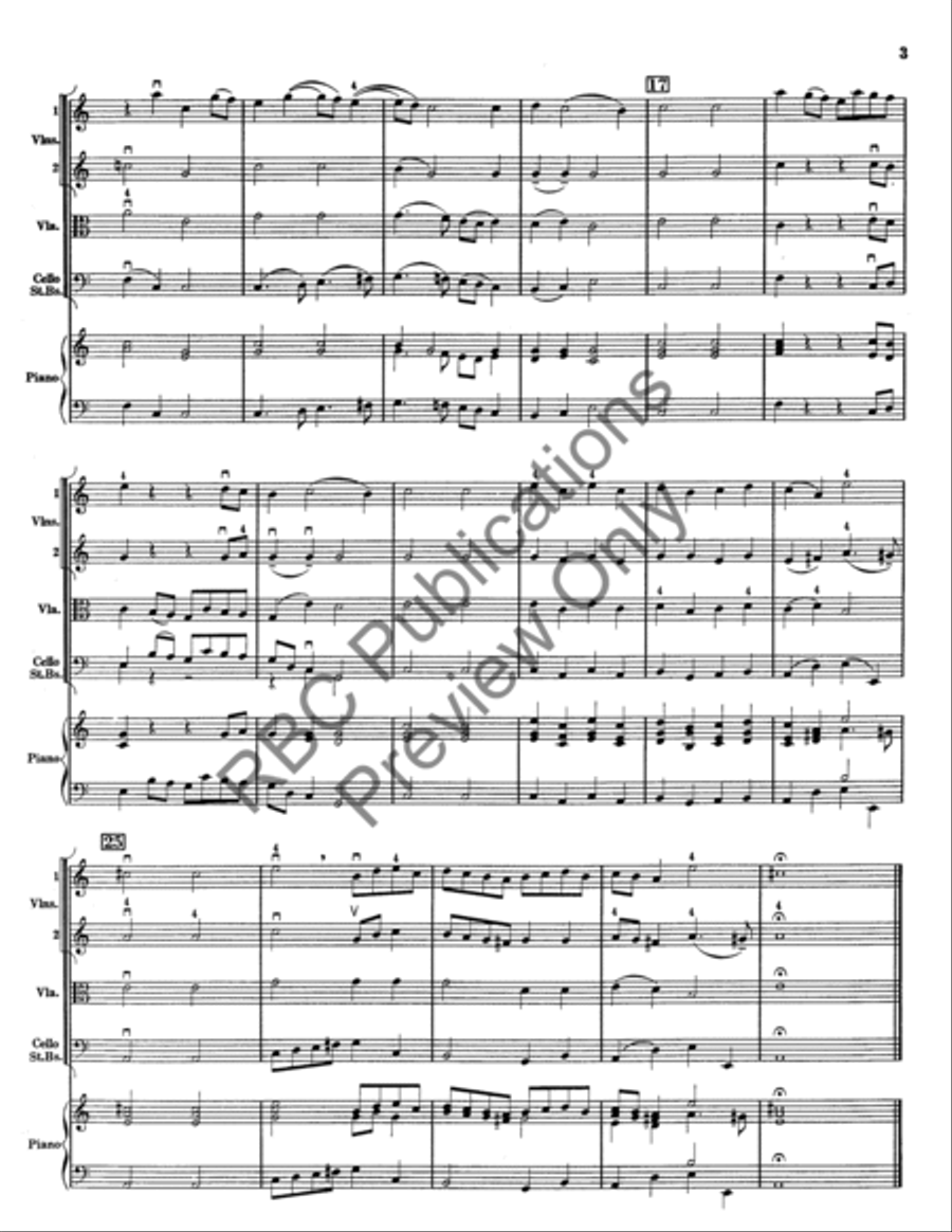 Antique Dance Suite (Score) String Orchestra scores gallery preview page 4