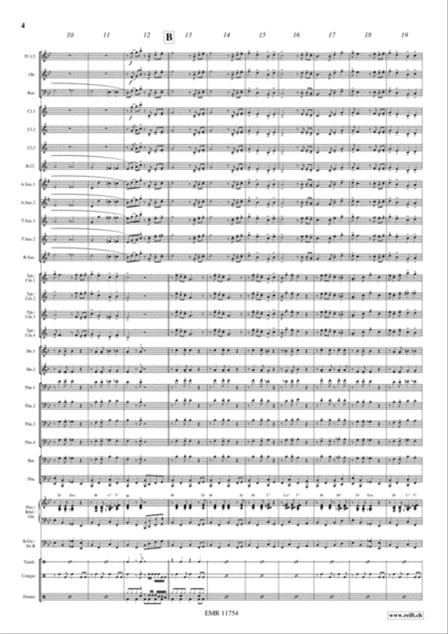 Gospel Joy Concert Band scores gallery preview page 5