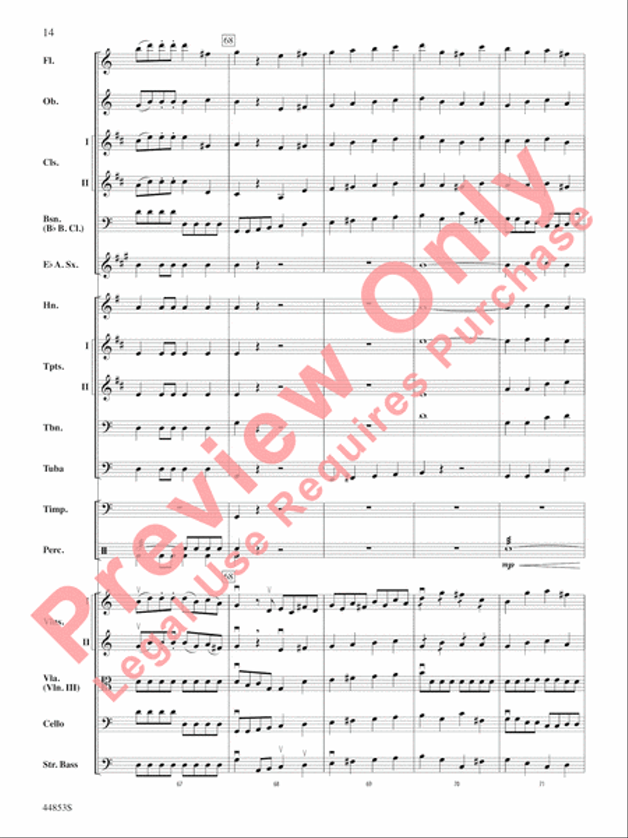 Symphony No. 36, The Linz Full Orchestra scores gallery preview page 15