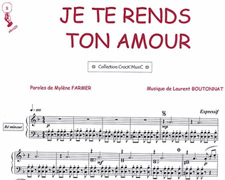Je te rends ton amour (Collection CrocK'MusiC)