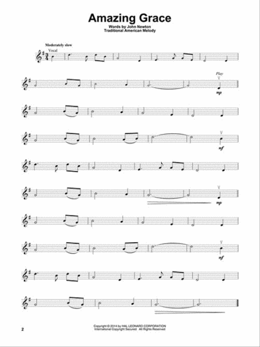 Songs for Beginners Violin Solo scores gallery preview page 3