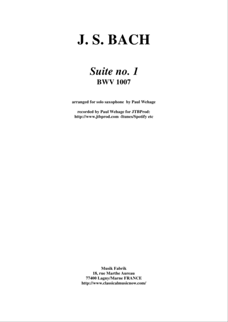 J.S. Bach: 