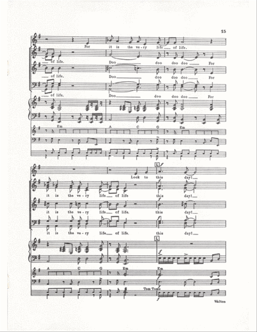 Look to this Day (Vocal Score) Divisi scores gallery preview page 15