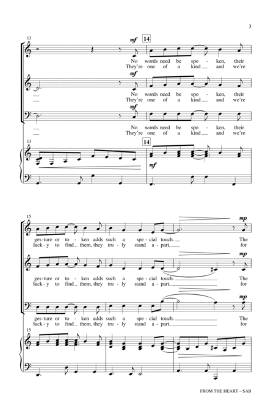 From The Heart 3-Part scores gallery preview page 3