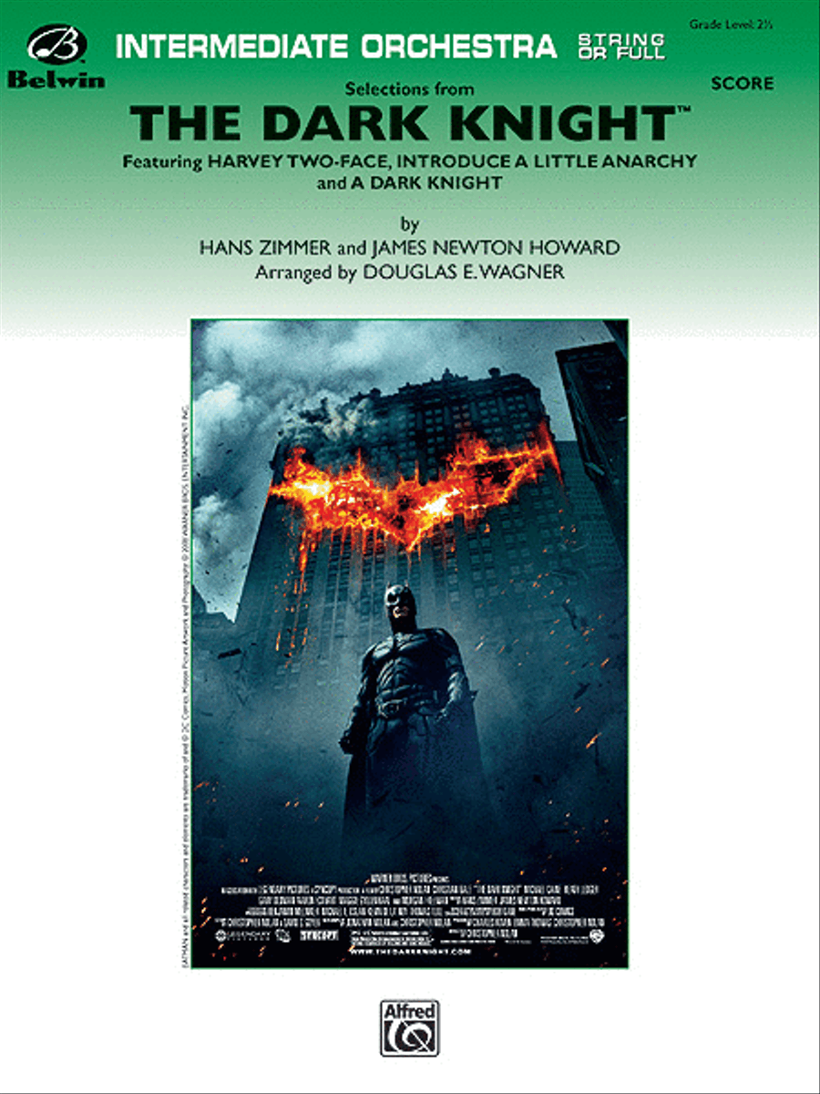 The Dark Knight, Selections from (score only) Full Orchestra scores gallery preview page 1