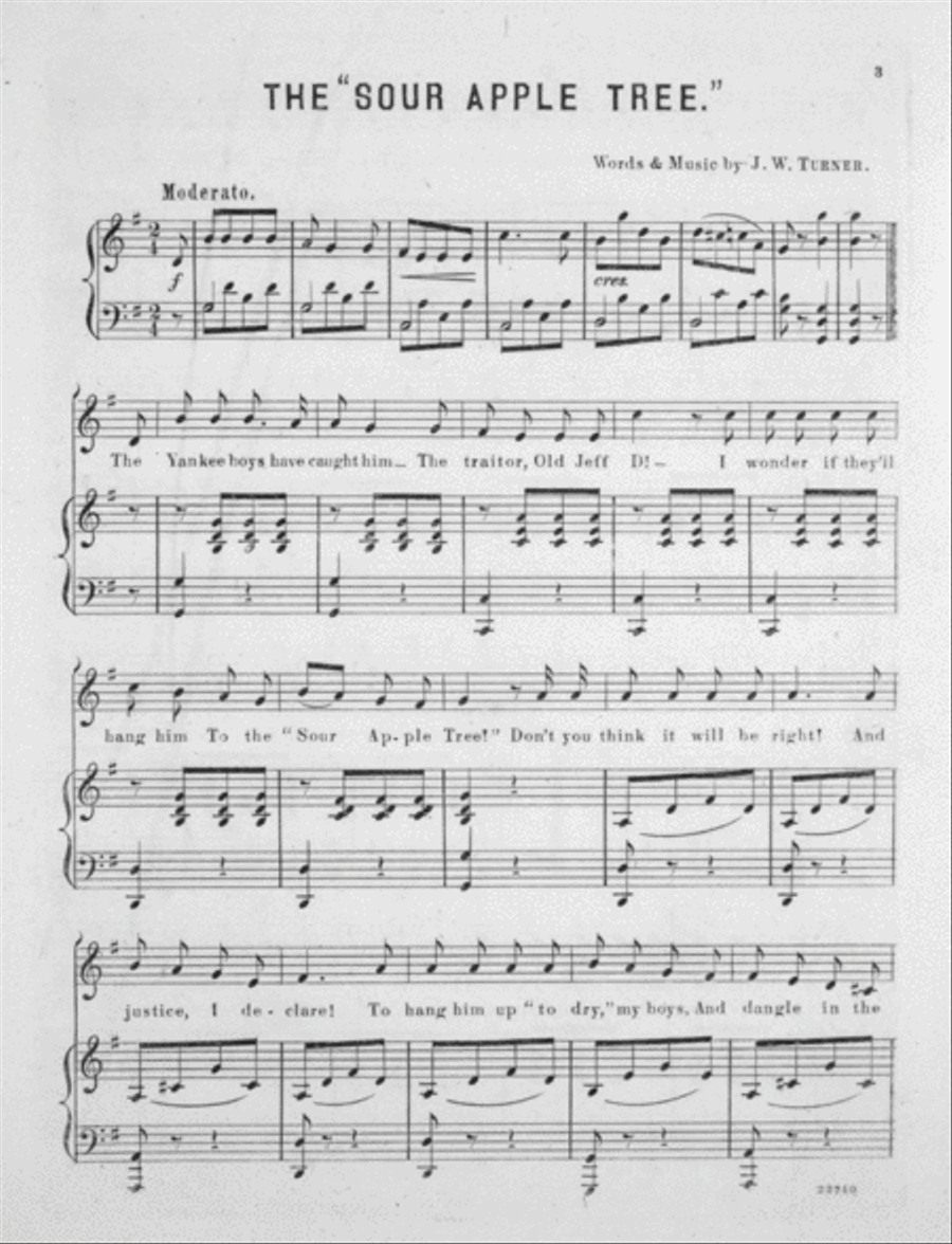 The Sour Apple Tree. Ballad Voice scores gallery preview page 2
