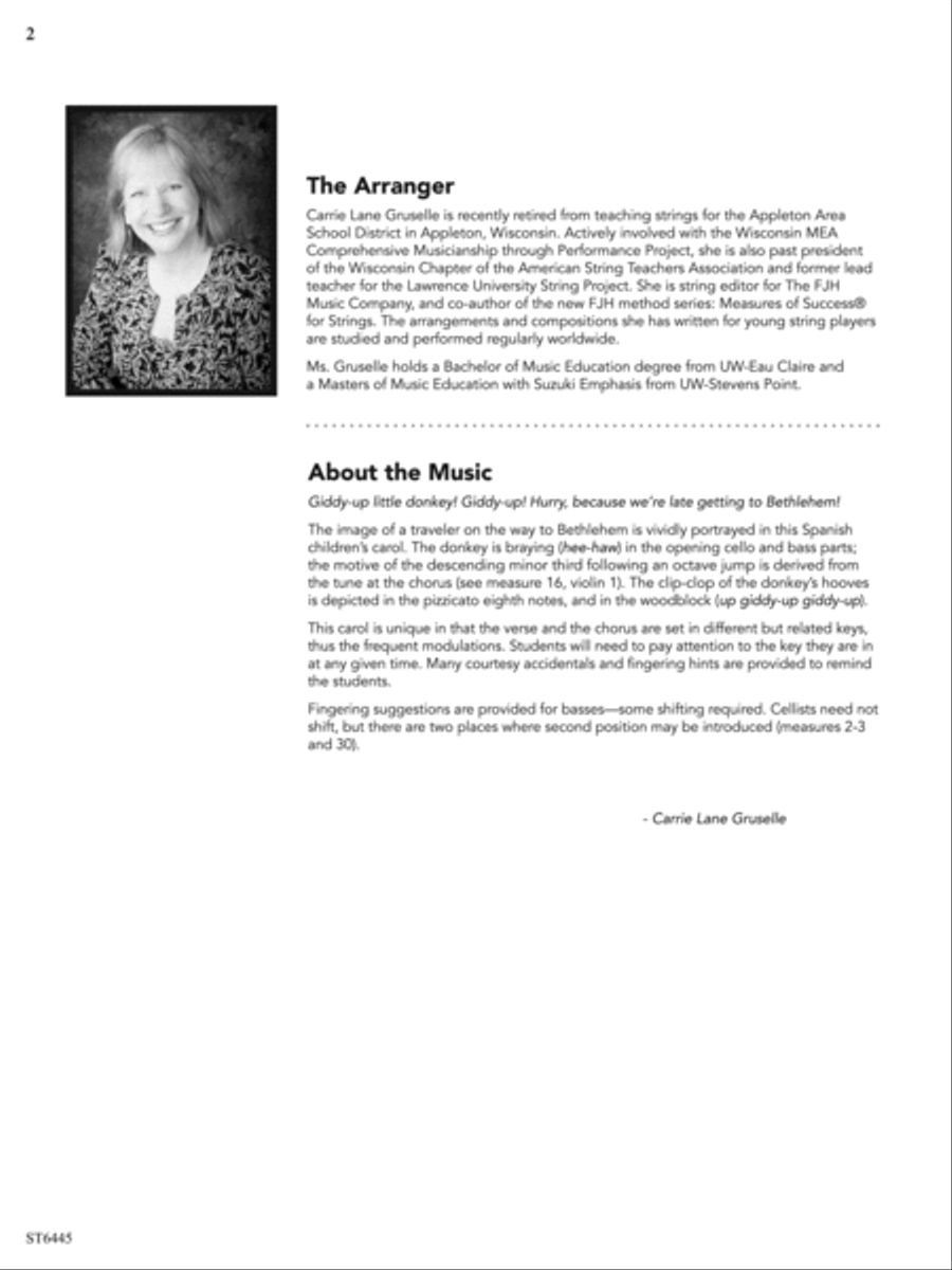 Arre Borriquito: Score Arre Borriquito: Score String Orchestra scores gallery preview page 2