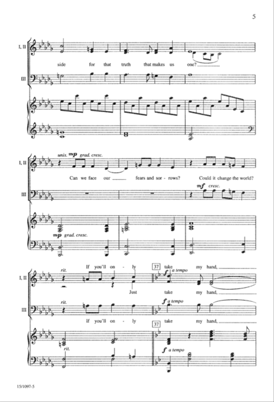 We'll Find a Way 3-Part scores gallery preview page 5