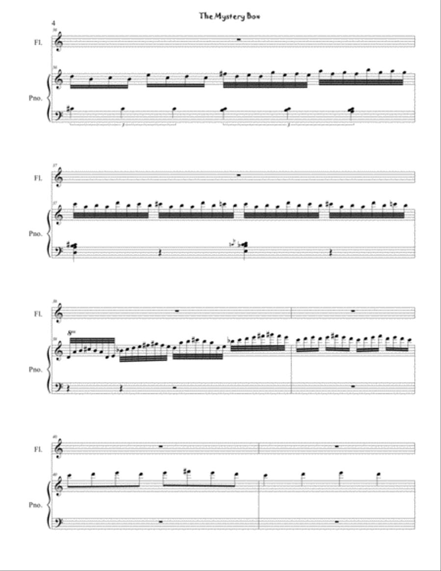 The Mystery Box Woodwind Duet scores gallery preview page 4
