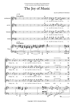 The Joy of Music - SATB & Piano