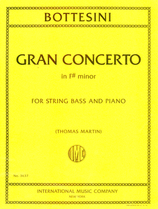 Book cover for Gran Concerto In F Sharp Minor